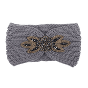 knit hair band with hexagonal diamond, view 7 - MRSLM