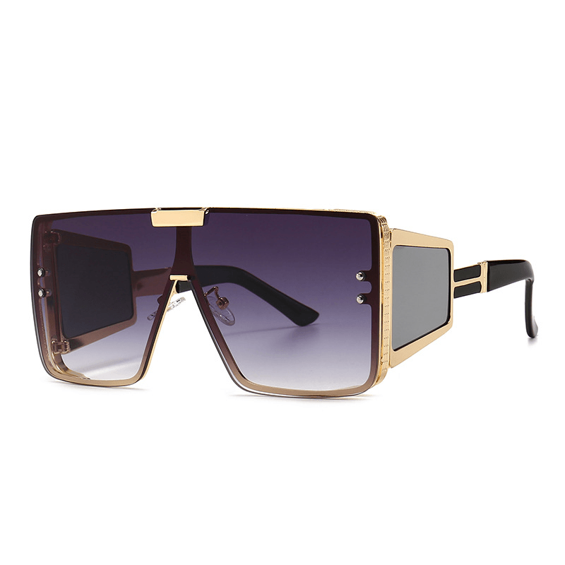 Men's flat-top retro sunglasses, view 7 - MRSLM