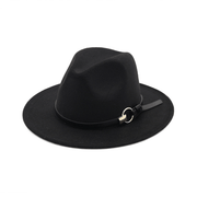 Wool felt jazz hat with belt, view 9 - MRSLM