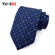 Men's retro jacquard tie, view 3 - MRSLM
