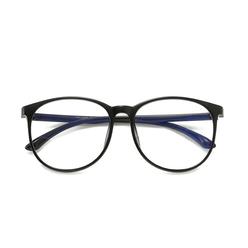 Round retro anti-blue light glasses, view 3 - MRSLM