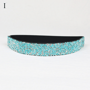 Women's rhinestone elastic wide belt, view 8 - MRSLM