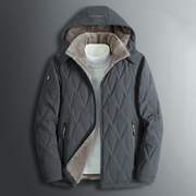 men's stand collar padded jacket, view 4 - MRSLM