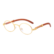 retro small round metal sunglasses, view 4 - MRSLM