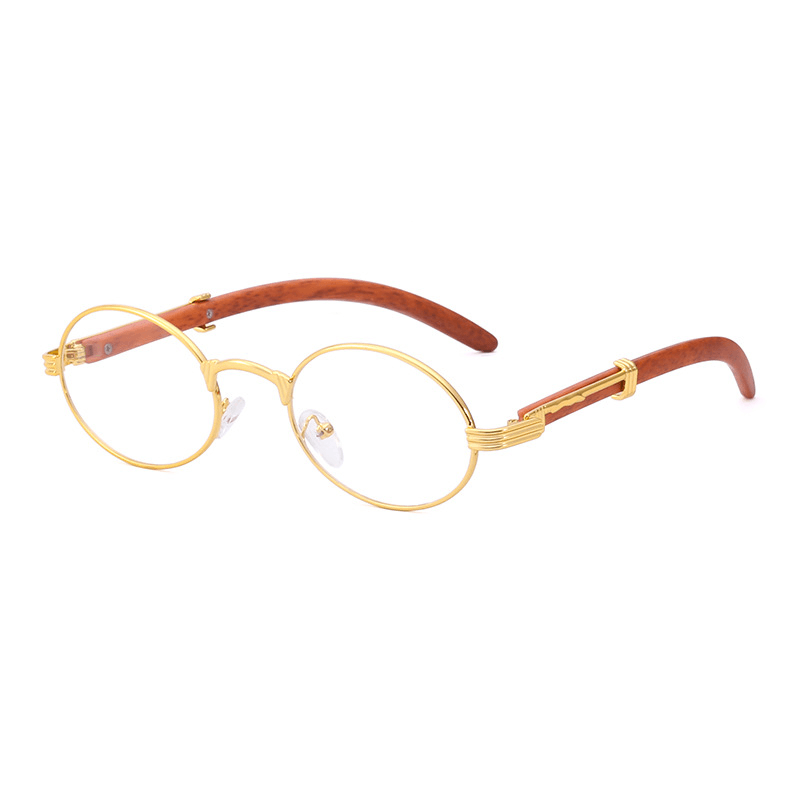 retro small round metal sunglasses, view 4 - MRSLM