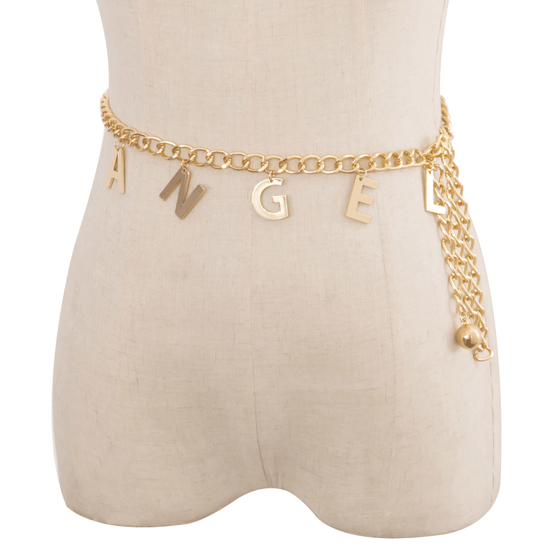 women's metal tassel waist chain, view 2 - MRSLM