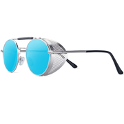 steampunk round metal sunglasses, view 8 - MRSLM
