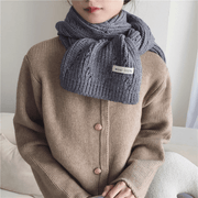 knitted hollow warm scarf, view 5 - MRSLM