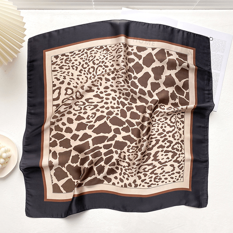 women's printed square scarf - MRSLM