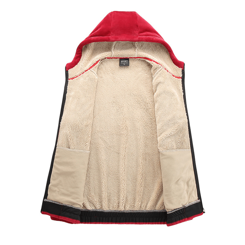 men's hooded zip cardigan jacket, view 2 - MRSLM