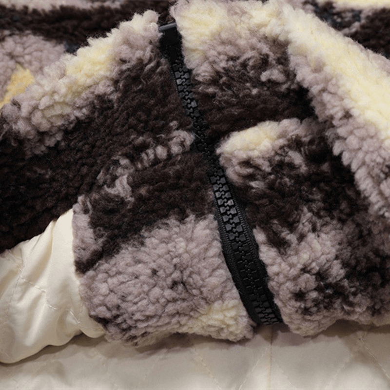 Warm off-white cotton coat, view 4 - MRSLM