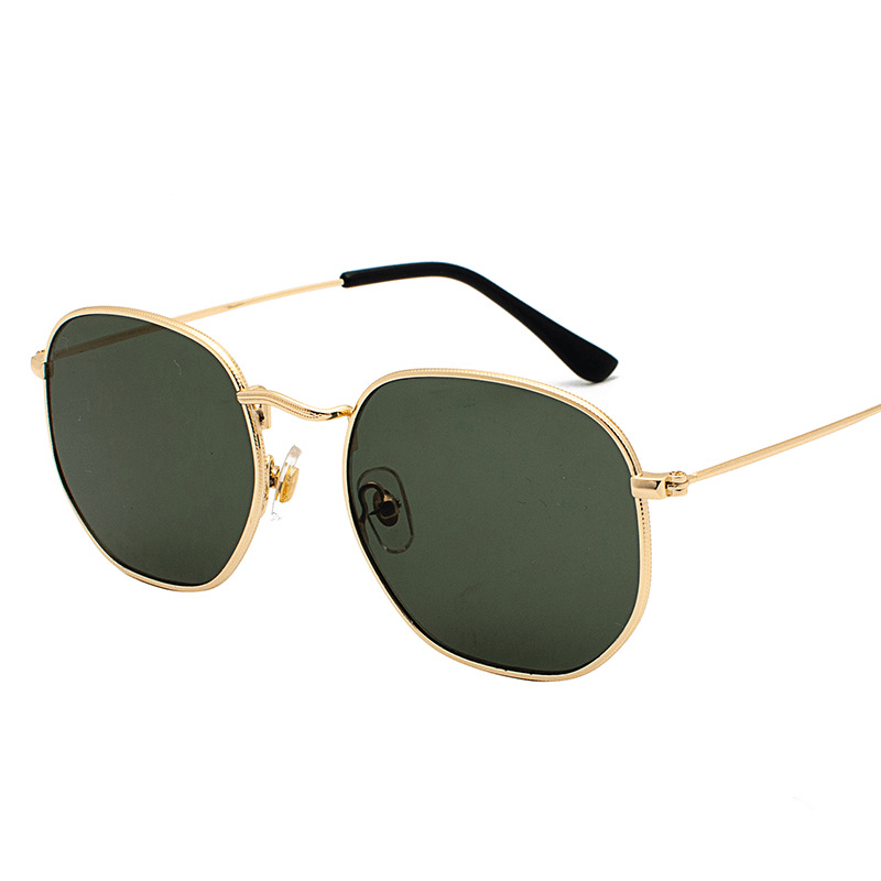 Irregular metal frame sunglasses, view 11 - MRSLM