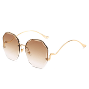 fashion round metal frame sunglasses, view 6 - MRSLM