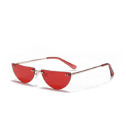 semicircle rimless sunglasses, view 3 - MRSLM