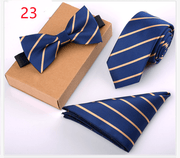 checked business bow tie, view 22 - MRSLM