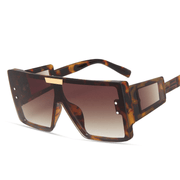 Large square one-piece sunglasses, view 3 - MRSLM