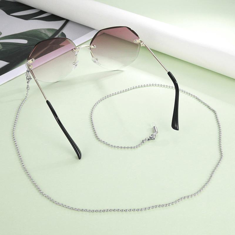 Stainless steel bead glasses chain, view 4 - MRSLM