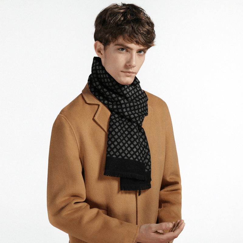 Men'S Extended Cashmere All-Match Warm Scarf - MRSLM