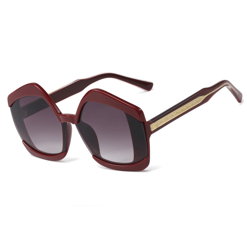 irregular large frame sunglasses, view 5 - MRSLM