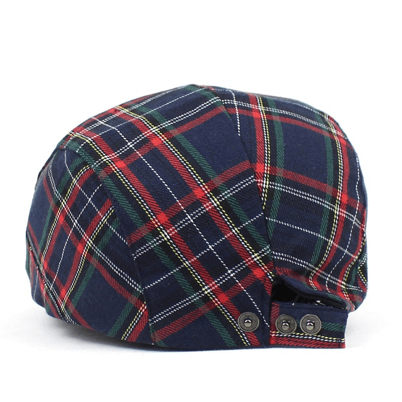 women's plaid painter hat, view 6 - MRSLM