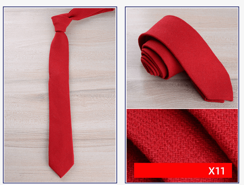 men's wool tie, view 11 - MRSLM