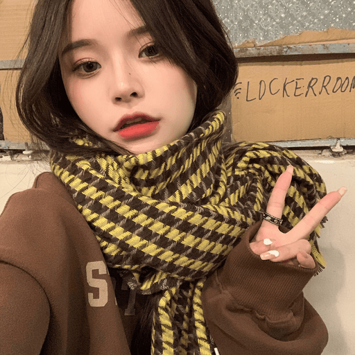 Houndstooth warm scarf - MRSLM