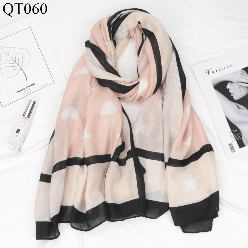 cotton linen plaid scarf shawl, view 9 - MRSLM