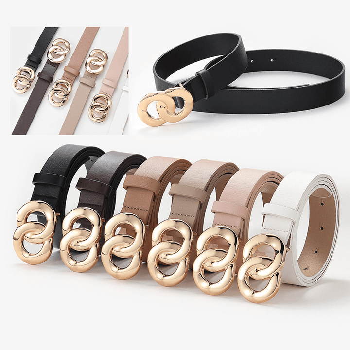 Hong Kong Style Fashion Chain Buckle Women'S Belt Decoration - MRSLM