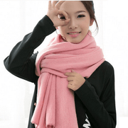 long solid color scarf, view 6 - MRSLM