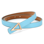 women's thin belt with alloy buckle, view 7 - MRSLM
