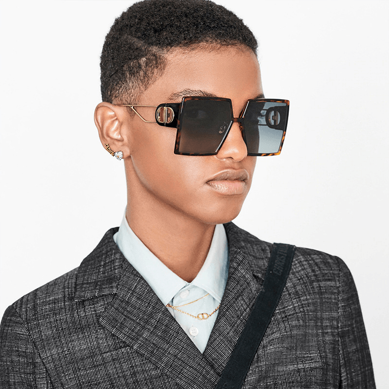 Square big-frame sunglasses, view 14 - MRSLM