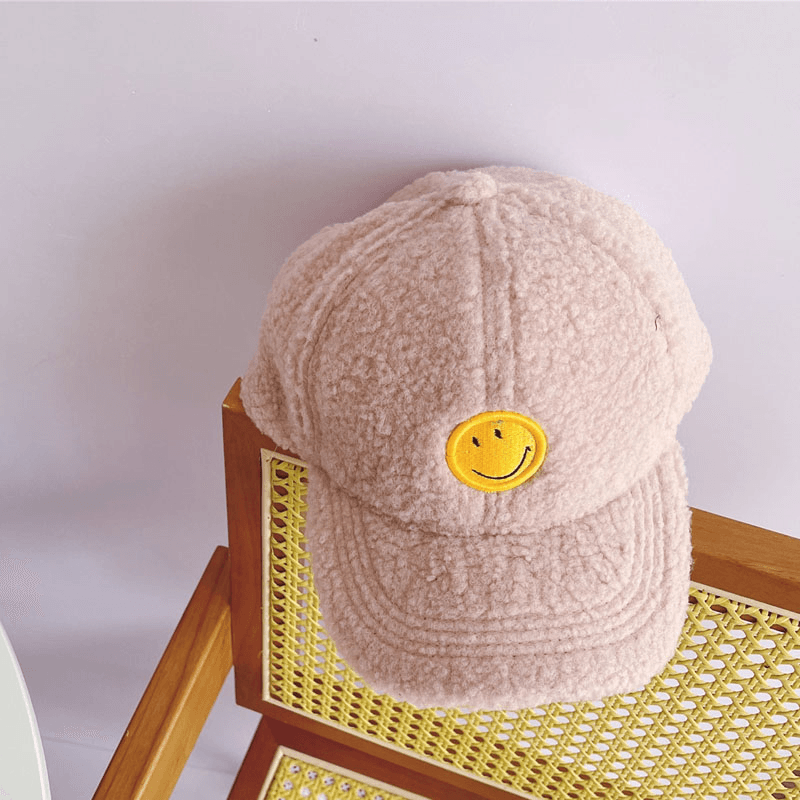 Children's lamb wool baseball hat, view 5 - MRSLM