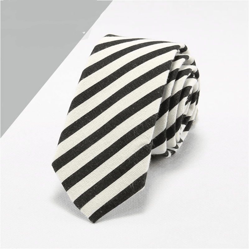 men's cotton linen necktie - MRSLM