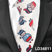 cartoon animal print tie, view 10 - MRSLM