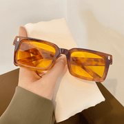 retro square small frame sunglasses, view 5 - MRSLM