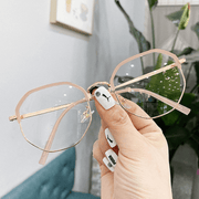 retro round thin metal frame glasses, view 4 - MRSLM