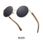 Metal retro polarized sunglasses, view 4 - MRSLM