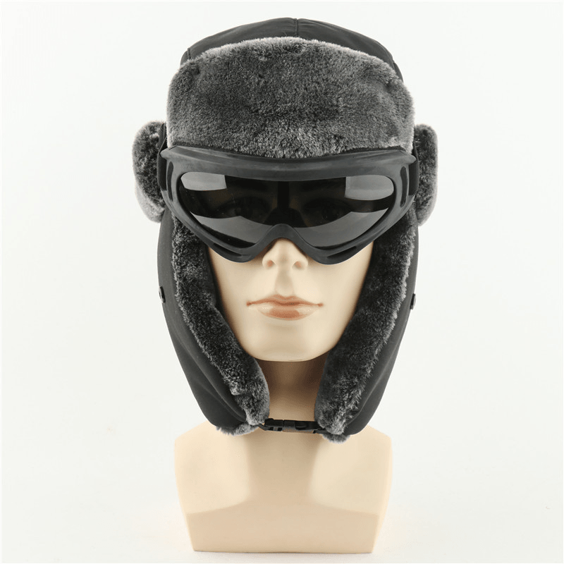thickened outdoor ski hat, view 4 - MRSLM