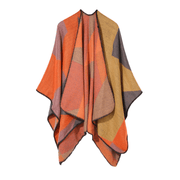 color matching imitation cashmere big scarf shawl, view 4 - MRSLM