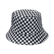 Checkerboard plaid bucket hat, view 2 - MRSLM
