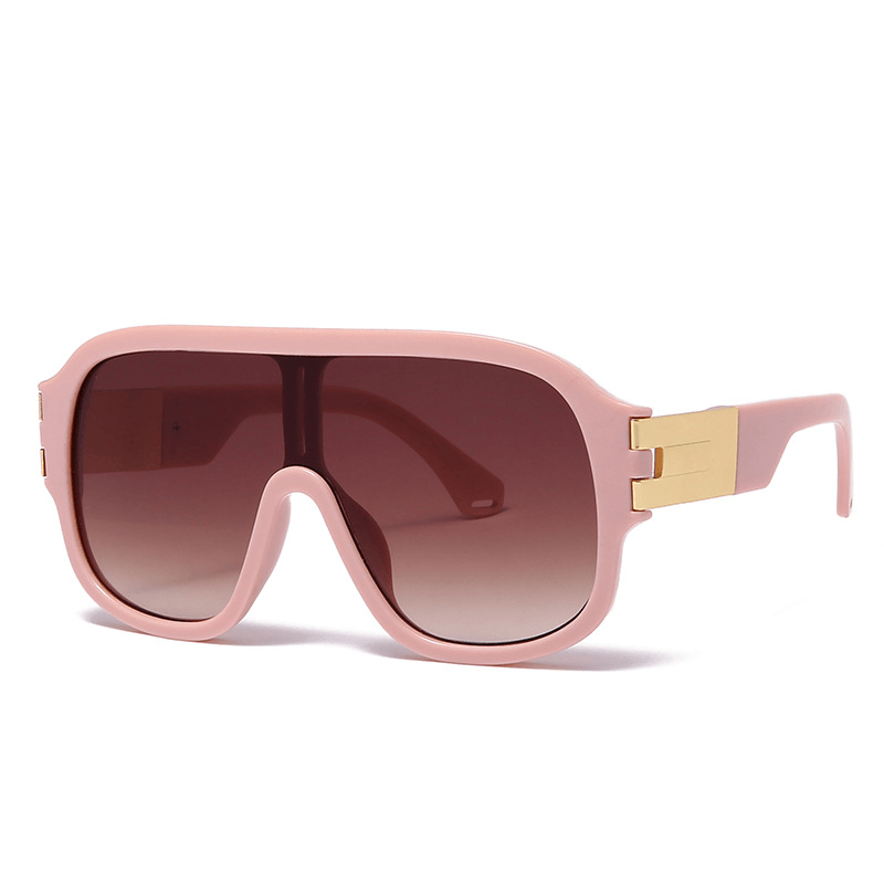 one-piece round sports sunglasses, view 4 - MRSLM