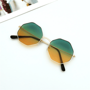 round irregular ocean film sunglasses, view 2 - MRSLM
