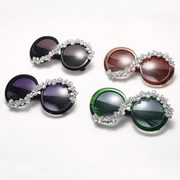oversized round diamond sunglasses - MRSLM