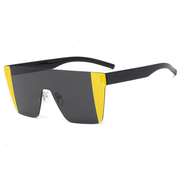 rimless one-piece sunglasses for women, view 5 - MRSLM