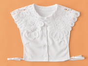 chiffon flower fake collar for sweaters, view 2 - MRSLM