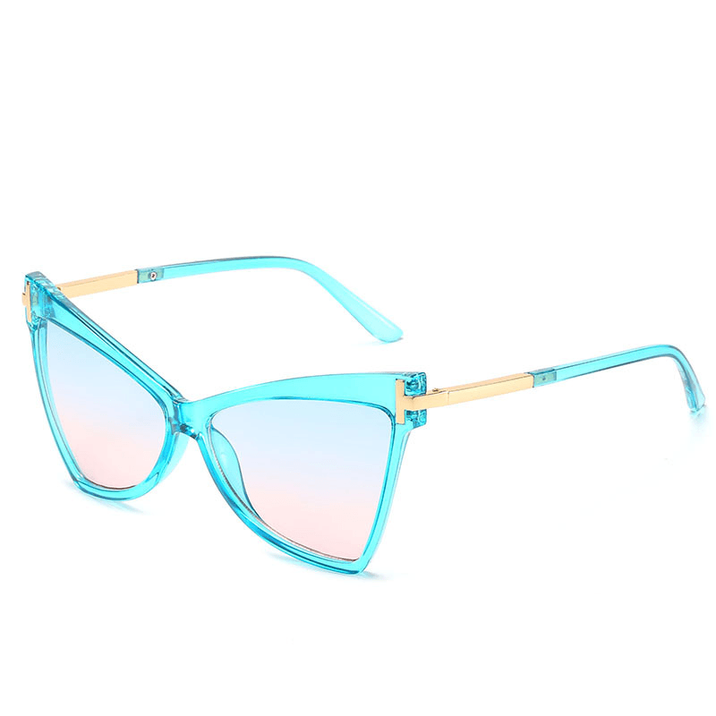 women's cat eye ocean color sunglasses, view 7 - MRSLM