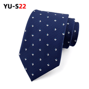 Men's retro jacquard tie, view 23 - MRSLM
