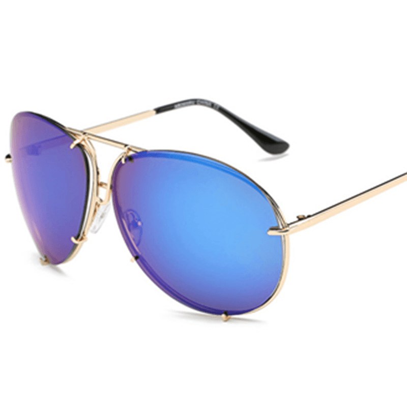 big frame color film sunglasses, view 5 - MRSLM