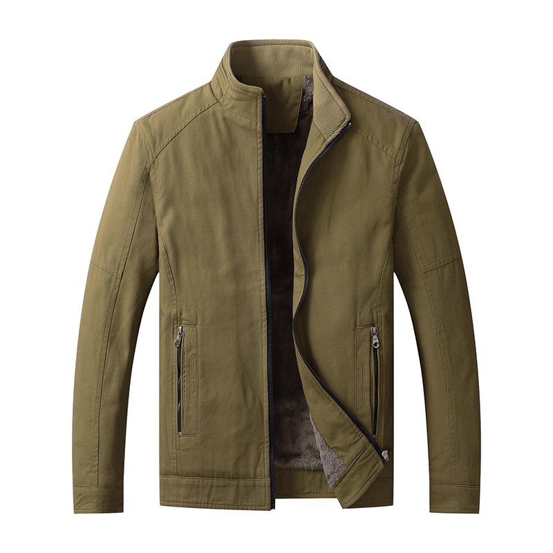 stand-up collar zip jacket - MRSLM