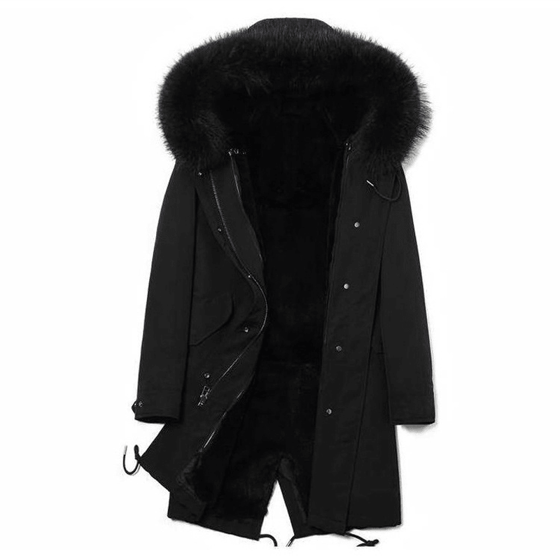 men's stand collar zip coat - MRSLM
